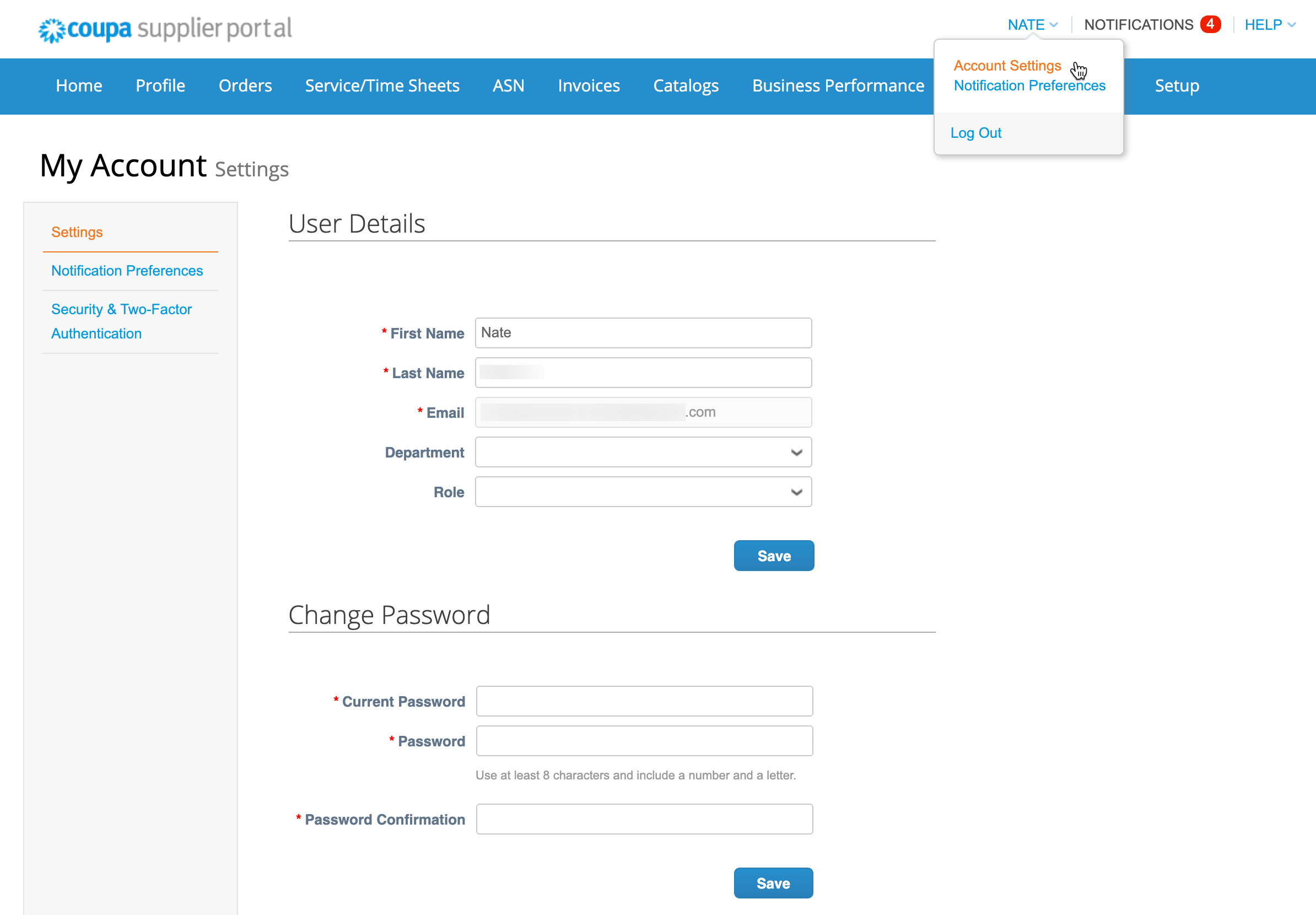 Coupa Supplier Portal Overview